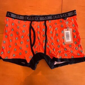 Bearskin XL NWT orange, green cactus Mexico, vacation, boxer briefs